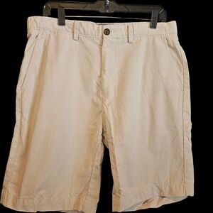 Johnston & Murphy Light Stripe Flat-Front Men's Shorts